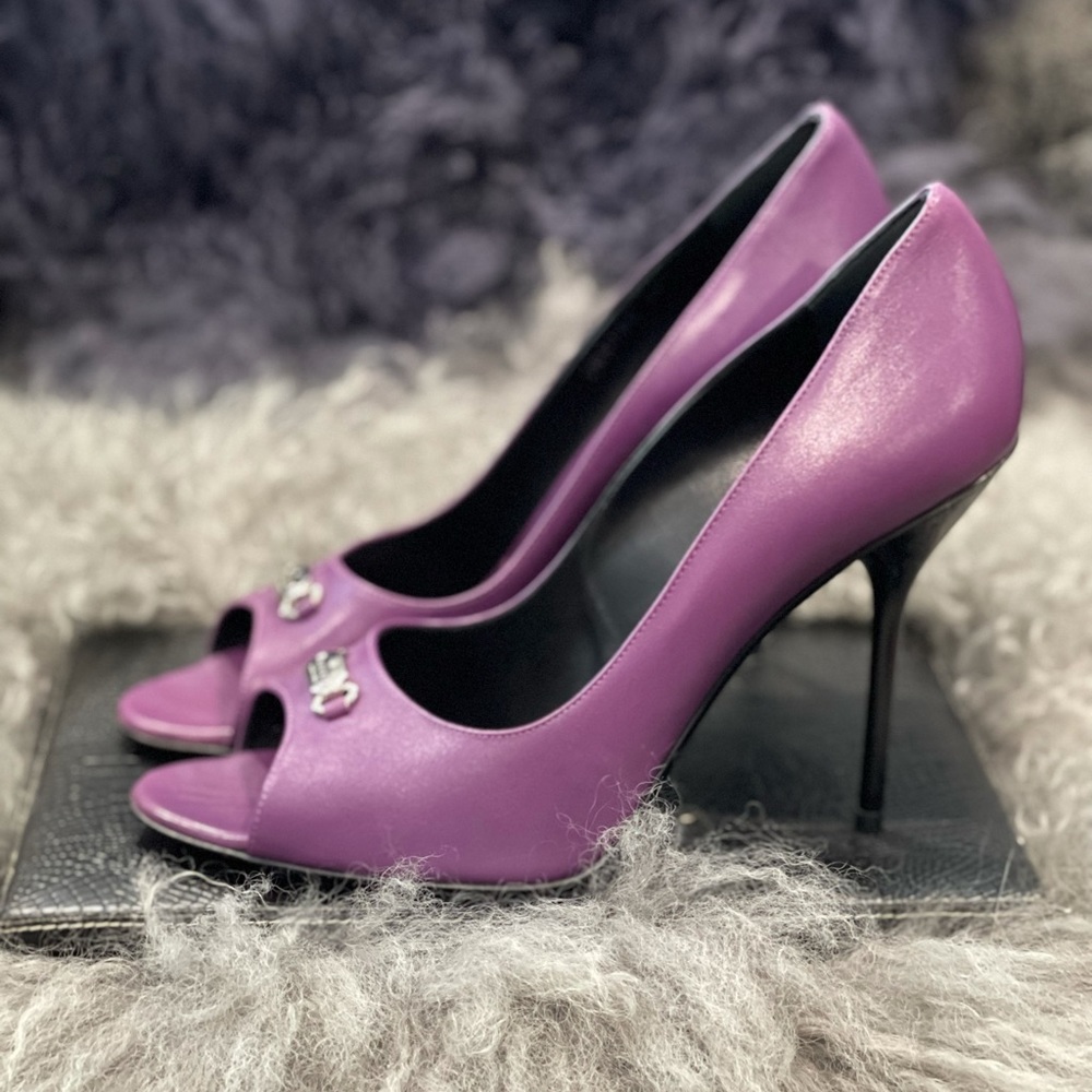 Purple Gucci Heel
